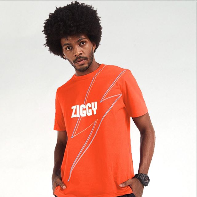 CAMISETA ESTAMPA ZIGGY RAIO - LARANJA