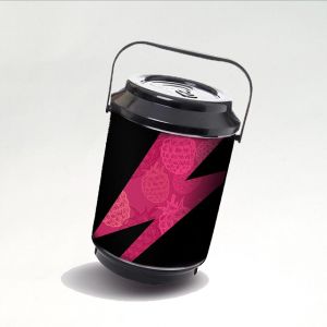 COOLER HAPPY BERRY ZIGGY 16 LATAS - PRETO