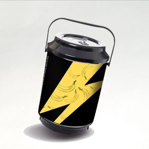 COOLER BANANA ZIGGY 16 LATAS - PRETO